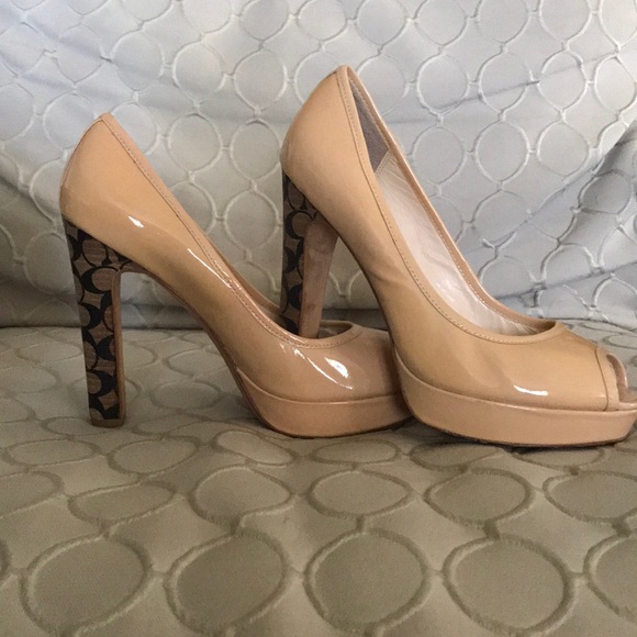 coach high heel shoes